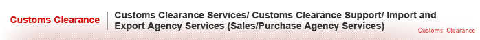 2) Import/Export Agency Services (Sales/Purchase Agency Services)